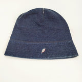 正藍屋 インディゴ染 スウェットキャップ 日本製 帽子 コットン キャップ ネイビー レディース 正藍屋【中古】6-0110M∞