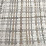 JURGEN LEHL ウール 大判 フリンジ マフラー ストール ベージュ レディース ヨーガンレール【中古】5-1202T◎