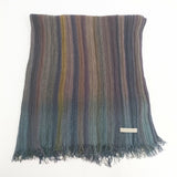 JURGEN LEHL グラデーション マフラー ストール ブラウン 多色 レディース ヨーガンレール【中古】6-0130G◎