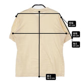 45R/45rpm コットン ヘンリーネック サイズ3 半袖Ｔシャツ カットソー ライトベージュ レディース フォーティーファイブアールピーエム【中古】6-0610S∞