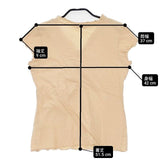 45R/45rpm コットン サイズ2 フレンチスリーブ 半袖Ｔシャツ カットソー オレンジ レディース フォーティーファイブアールピーエム【中古】6-0610S∞