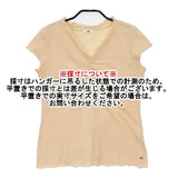 45R/45rpm コットン サイズ2 フレンチスリーブ 半袖Ｔシャツ カットソー オレンジ レディース フォーティーファイブアールピーエム【中古】6-0610S∞
