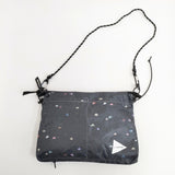 and wander 2way ウエストバッグ サコッシュ ショルダーバッグ ブラック レディース アンドワンダー【中古】5-1128G◎