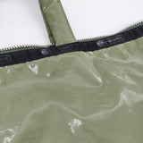 LeSportsac/AMERI DX EASY CARRY TTE W/CHRM 定価20900円 ナイロン トートバッグ カーキ レディース レスポートサック/アメリ【中古】5-1121G♪