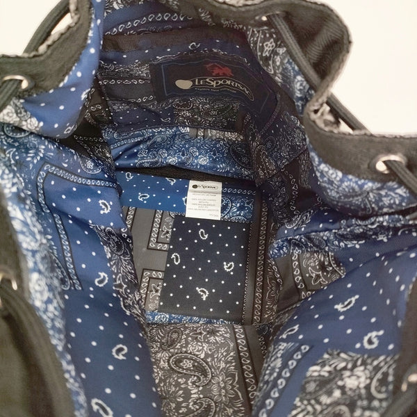 LeSportsac MED DRAWSTRING BAG 定価33000円 ショルダーバッグ