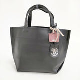 REN TOKYO JAPAN FUKURO HALLIE レザー 日本製 豚革 トートバッグ ブラック レディース レン【中古】6-0201G∞