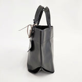 REN TOKYO JAPAN FUKURO HALLIE レザー 日本製 豚革 トートバッグ ブラック レディース レン【中古】6-0201G∞