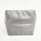 Herve Chapelier 725PP マルシェバッグ舟型L 定価22880円 トートバッグ シルバー レディース エルベ・シャプリエ【中古】5-1206G◎