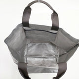 Herve Chapelier 725PP マルシェバッグ舟型L 定価22880円 トートバッグ シルバー レディース エルベ・シャプリエ【中古】5-1206G◎