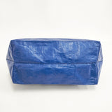 Herve Chapelier 2014PP マルシェバッグL 定価18480円 トートバッグ ブルー ピンク レディース エルベ・シャプリエ【中古】5-1206G◎