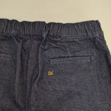 45R/45rpm ライ麦ストレッチデニムのサブリナスラックス 定価28600円 デニムパンツ ネイビー レディース フォーティーファイブアールピーエム【中古】6-0129G∞