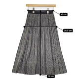 INDIVI ニット ロングスカート グレー レディース インディヴィ【中古】5-1228T∞