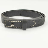 45R/45rpm ヴィンテージレザーのベルト（細）定価13200円 ナロー ベルト ブラック レディース フォーティーファイブアールピーエム【中古】6-0110G∞