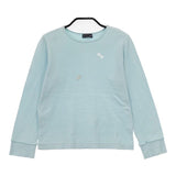 mina perhonen choucho mina時代 長袖Ｔシャツ カットソー ロンＴ ブルー レディース ミナペルホネン【中古】6-0218M∞