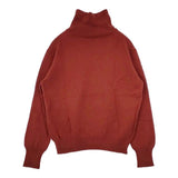 MARGARET HOWELL 578-9163008 ウール コットン ハイネック セーター ニット オレンジ レディース マーガレットハウエル【中古】5-1228T∞