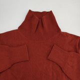 MARGARET HOWELL 578-9163008 ウール コットン ハイネック セーター ニット オレンジ レディース マーガレットハウエル【中古】5-1228T∞