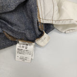 nest Robe 01191-1087-1 コットンリネン タックテーパード デニムパンツ ブルー レディース ネストローブ【中古】6-0218G∞