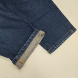 nest Robe 01191-1087-1 コットンリネン タックテーパード デニムパンツ ブルー レディース ネストローブ【中古】6-0218G∞