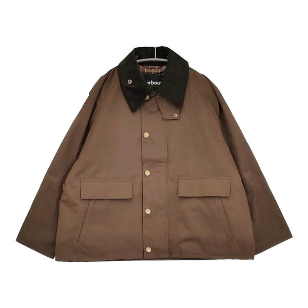 Barbour BORROWDALE サイズ10 252LCAS092 ノンワックス ブルゾン ジャケット 25AW ブラウン レディース バブアー【中古】5-1121T♪