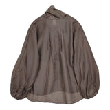 JOURNAL STANDARD L'essage シアーボウタイブラウス 定価18700円 25AW ブラウン レディース ジャーナルスタンダードレサージュ【中古】5-1121M♪