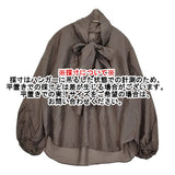 JOURNAL STANDARD L'essage シアーボウタイブラウス 定価18700円 25AW ブラウン レディース ジャーナルスタンダードレサージュ【中古】5-1121M♪