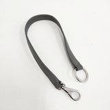 HIROFU レザーキーホルダーストラップ ストラップ グレー レディース ヒロフ【中古】5-1206G◎