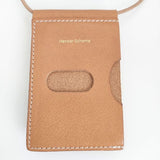 Hender Scheme hang wallet 定価17600円 レザー 革 ハンウォレット 財布 コインケース ベージュ レディース エンダースキーマ【中古】6-0110G∞