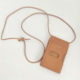 Hender Scheme hang wallet 定価17600円 レザー 革 ハンウォレット 財布 コインケース ベージュ レディース エンダースキーマ【中古】6-0110G∞