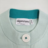 nagonstans slit cardigan 定価33000円 サイズM 470IS470-0511 カーディガン 25SS ライトグリーン レディース ナゴンスタンス【中古】5-1121M♪