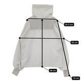 SALT+ 21AW-CLSL1-2 ハーフジップ ハイネック スウェット ライトグレー系 レディース ソルトプラス【中古】5-1228T∞