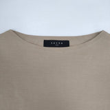sacra フレアスリーブ トップス SG 264021 製品洗い 半袖Ｔシャツ カットソー ベージュ レディース サクラ【中古】6-0610S∞
