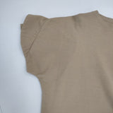 sacra フレアスリーブ トップス SG 264021 製品洗い 半袖Ｔシャツ カットソー ベージュ レディース サクラ【中古】6-0610S∞