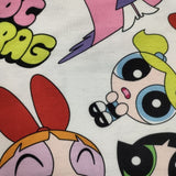ACDC RAG パワーパフガールズ POWER PUFF GIRLS 半袖Ｔシャツ カットソー ホワイト マルチカラー レディース エーシーディーシーラグ【中古】6-0610S∞
