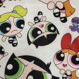 ACDC RAG パワーパフガールズ POWER PUFF GIRLS 半袖Ｔシャツ カットソー ホワイト マルチカラー レディース エーシーディーシーラグ【中古】6-0610S∞