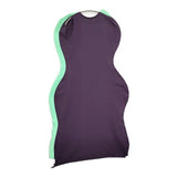 ISSEY MIYAKE 変形 変型 バイカラー IM31KH758 ノースリーブ ワンピース パープル ライトグリーン レディース イッセイミヤケ【中古】5-1121S♪