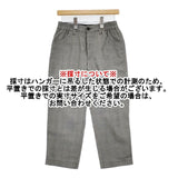 Co's コズ グレンチェック ウール混 スラックス 日本製 パンツ グレー レディース【中古】6-0218G∞