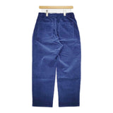 NATURAL LAUNDRY 8Wストレッチコール テーパードパンツ 定価15180円 7225P-002 コーデュロイ パンツ ブルー レディース ナチュラルランドリー【中古】5-1228T∞
