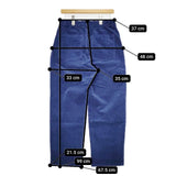 NATURAL LAUNDRY 8Wストレッチコール テーパードパンツ 定価15180円 7225P-002 コーデュロイ パンツ ブルー レディース ナチュラルランドリー【中古】5-1228T∞