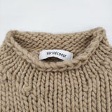 veritecoeur ボトルネックニット VCK-208 セーター ニット ベージュ レディース ヴェリテクール【中古】5-1214T♪