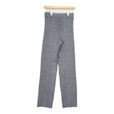 HYKE リブパンツ WIDE RIBBED SWEATER PANTS 242-11369 パンツ 24AW グレー レディース ハイク【中古】5-1228T∞