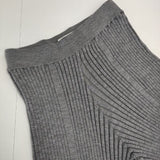 HYKE リブパンツ WIDE RIBBED SWEATER PANTS 242-11369 パンツ 24AW グレー レディース ハイク【中古】5-1228T∞