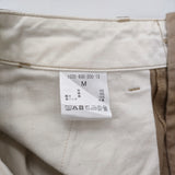 中川政七商店 リネンコットン 奈良元林院 サイズM チノパンツ ベージュ レディース 中川政七商店【中古】6-0303M♪