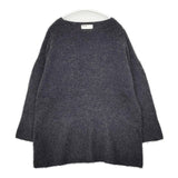 evam eva E143K079 ウールナイロン プルオーバー セーター ニット チャコールグレー レディース エヴァムエヴァ【中古】5-1228T∞