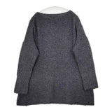 evam eva E143K079 ウールナイロン プルオーバー セーター ニット チャコールグレー レディース エヴァムエヴァ【中古】5-1228T∞