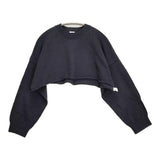 ORCIVAL コットンシルクショート丈ニットプルオーバー OR-D0116 サイズ1 セーター ニット ネイビー レディース オーシバル/オーチバル【中古】6-0303M♪