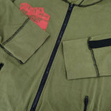 LEMONeD レモネード hide ジップアップ パーカー カーキ レディース【中古】6-0223M∞