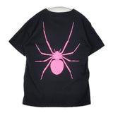 LEMONed hide ピンクスパイダー Printstar サイズS 半袖Ｔシャツ カットソー ブラック レディース レモネード【中古】6-0610S∞