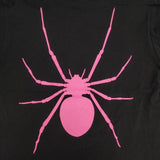 LEMONed hide ピンクスパイダー Printstar サイズS 半袖Ｔシャツ カットソー ブラック レディース レモネード【中古】6-0610S∞
