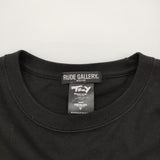 RUDE GALLERY GASP LOGO BIG TEE M 上條淳士 To-y オーバーサイズ 半袖Ｔシャツ カットソー ブラック メンズ ルードギャラリー【中古】6-0424S♪