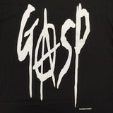 RUDE GALLERY GASP LOGO BIG TEE M 上條淳士 To-y オーバーサイズ 半袖Ｔシャツ カットソー ブラック メンズ ルードギャラリー【中古】6-0424S♪